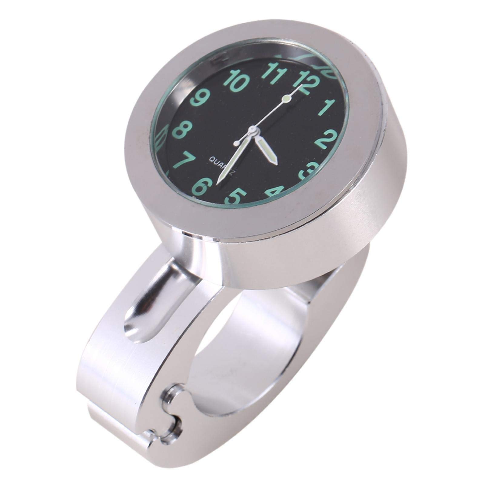 Kuuleyn Orologio da Manubrio Moto Argento Impermeabile