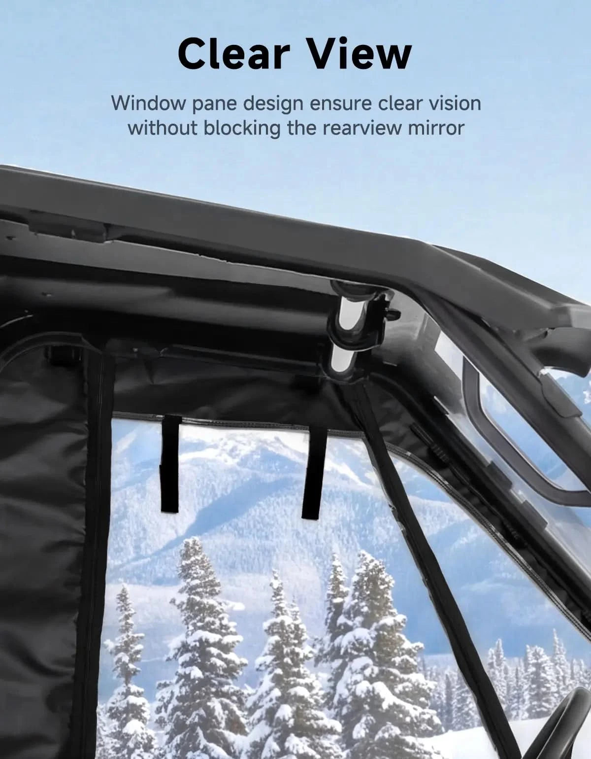 KEMIMOTO Pioneer 500/520 porte superiori morbide UTV antivento