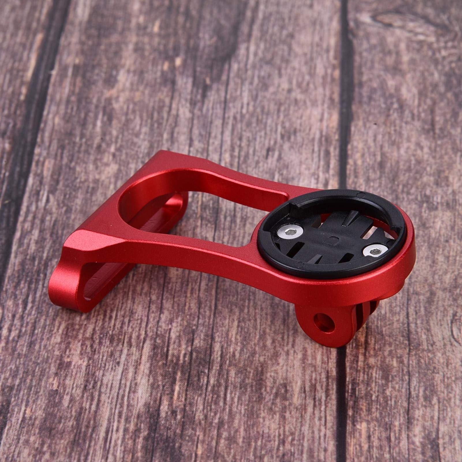 Kuuleyn Supporto manubrio bici computer e camera rosso