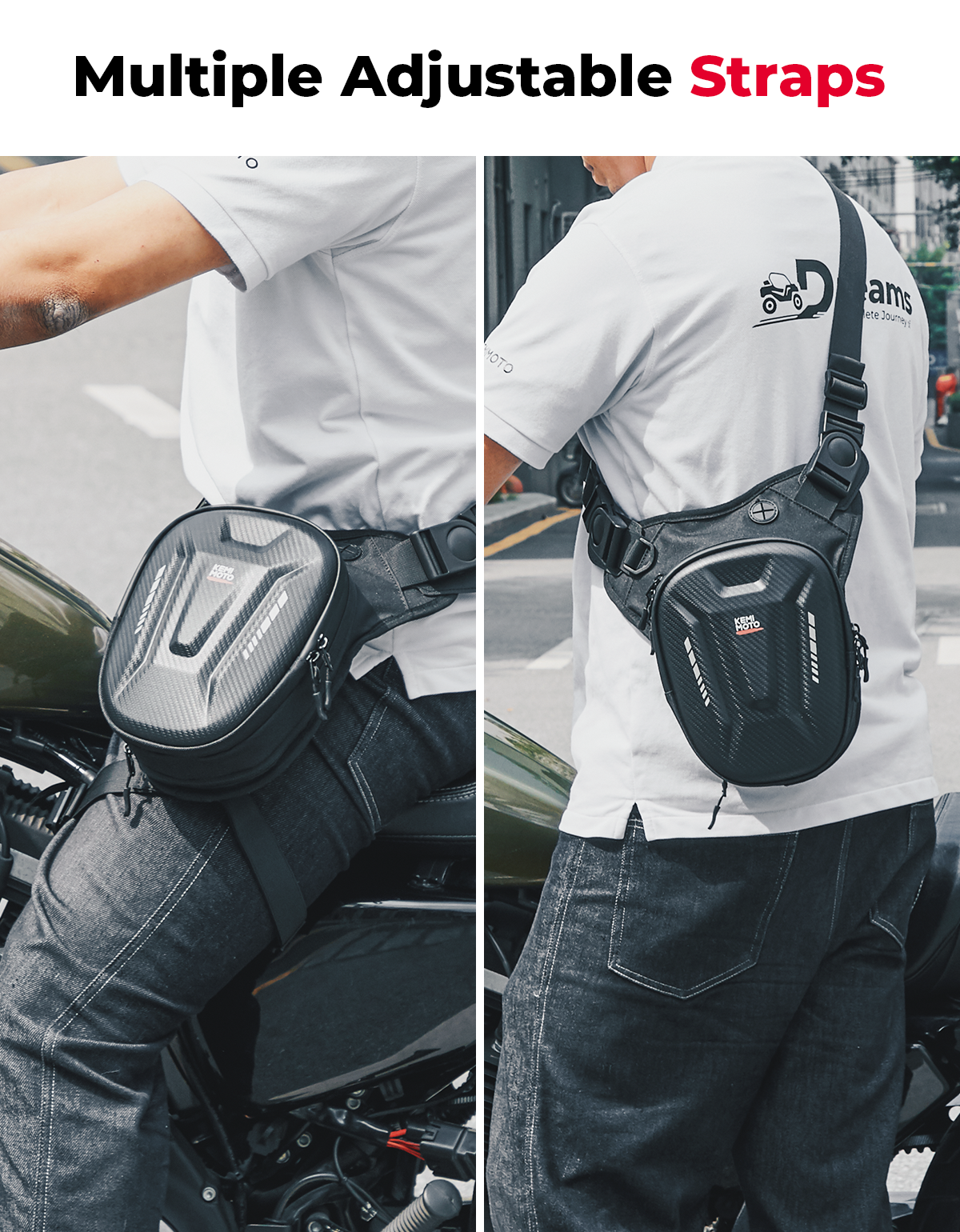 KEMIMOTO Borsa Serbatoio Moto Magnetica 12L EVA