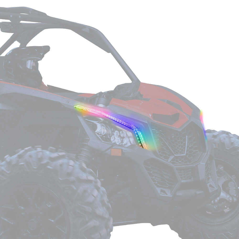 Kemimoto Luci Fang RGB Maverick X3 con APP Telecomando