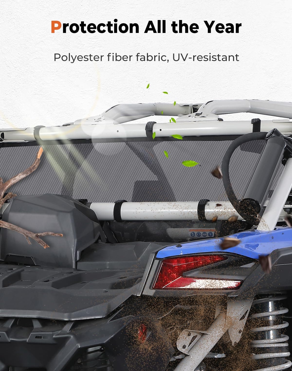 KEMIMOTO Maverick X3 Rete Posteriore in Mesh Traspirante