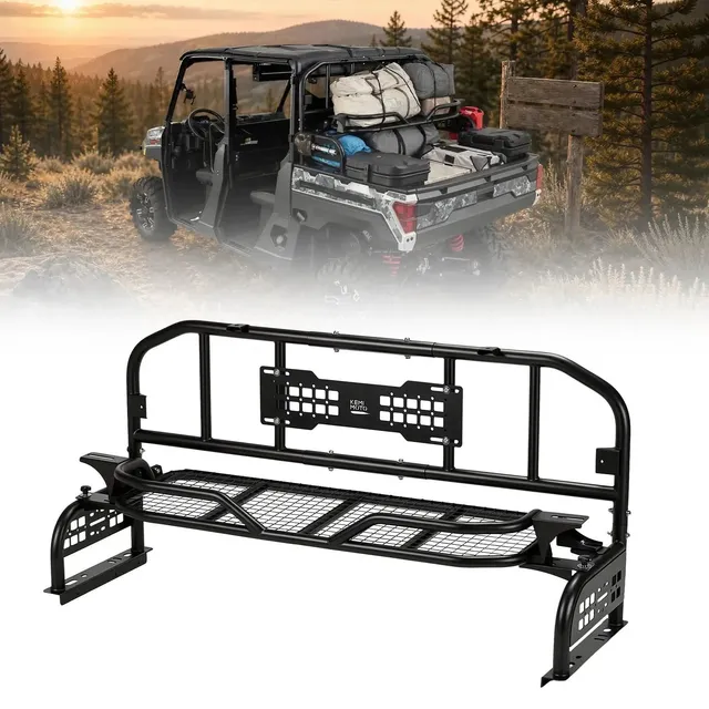 KEMIMOTO Portapacchi Posteriore UTV 2 in 1 Pieghevole 40 kg
