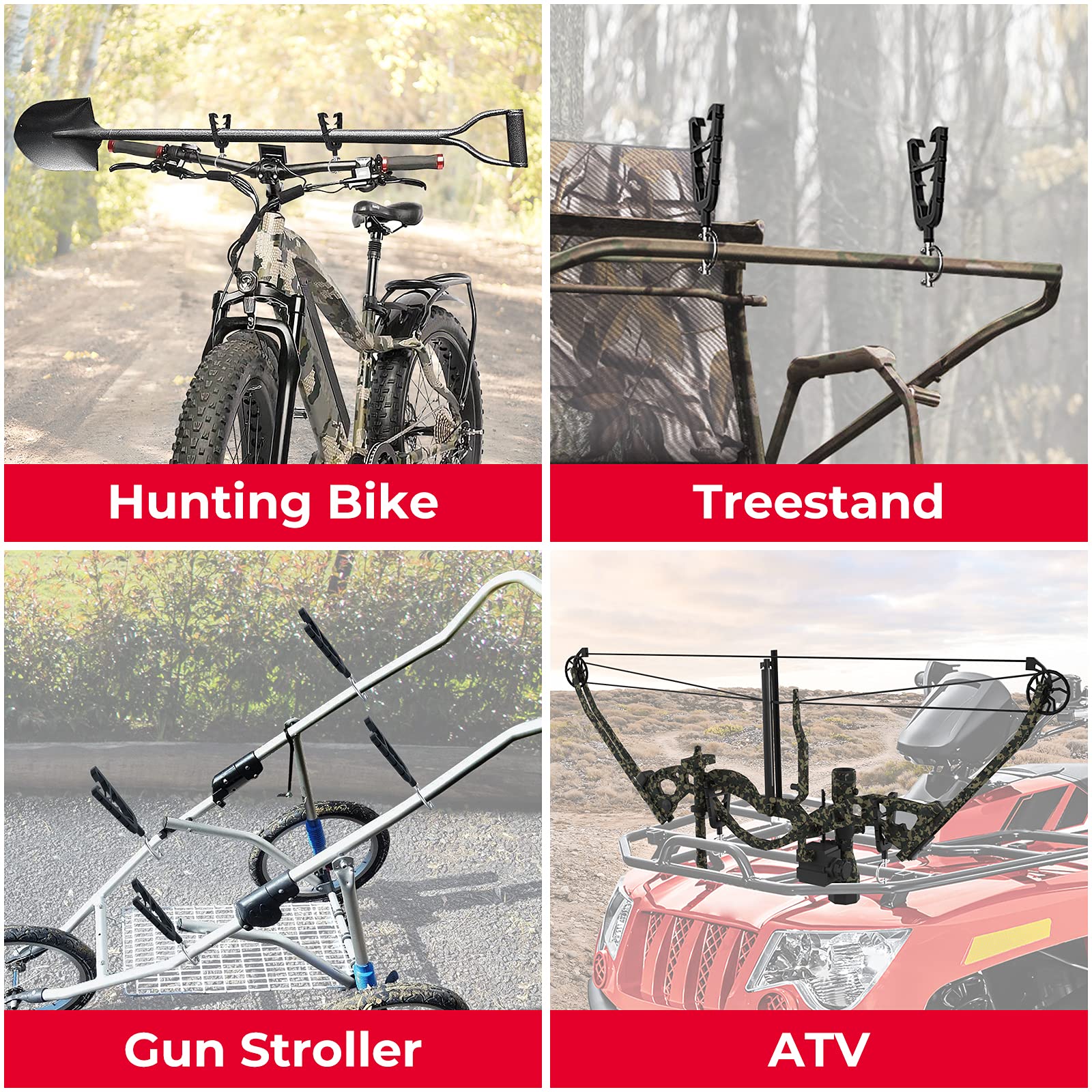 KEMIMOTO portafucile ATV universale coppia