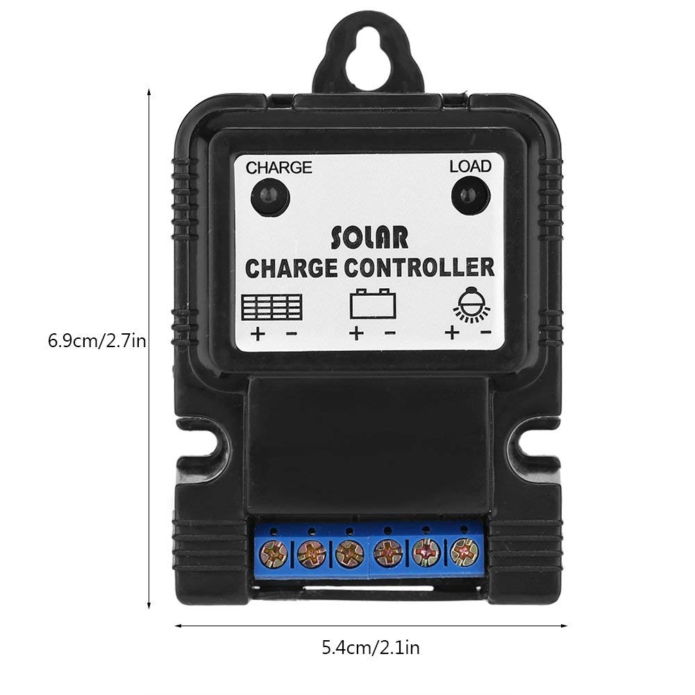 Kuuleyn Regolatore Solare PWM 6V 12V 3A LED