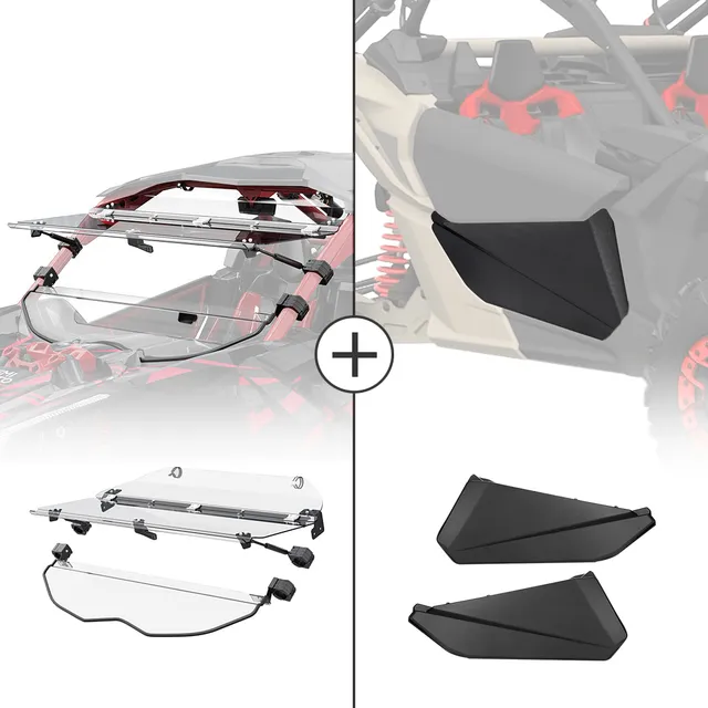 KEMIMOTO Maverick X3 parabrezza apribile con portiere basse