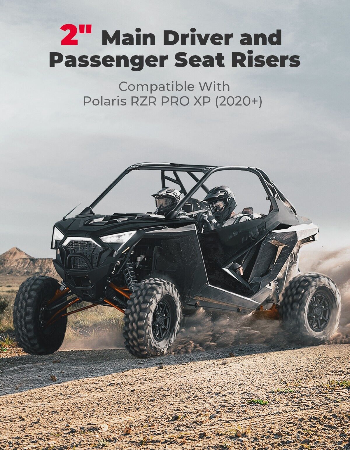 KEMIMOTO RC40 rialzi sedile RZR PRO XP 8 pezzi 51 mm