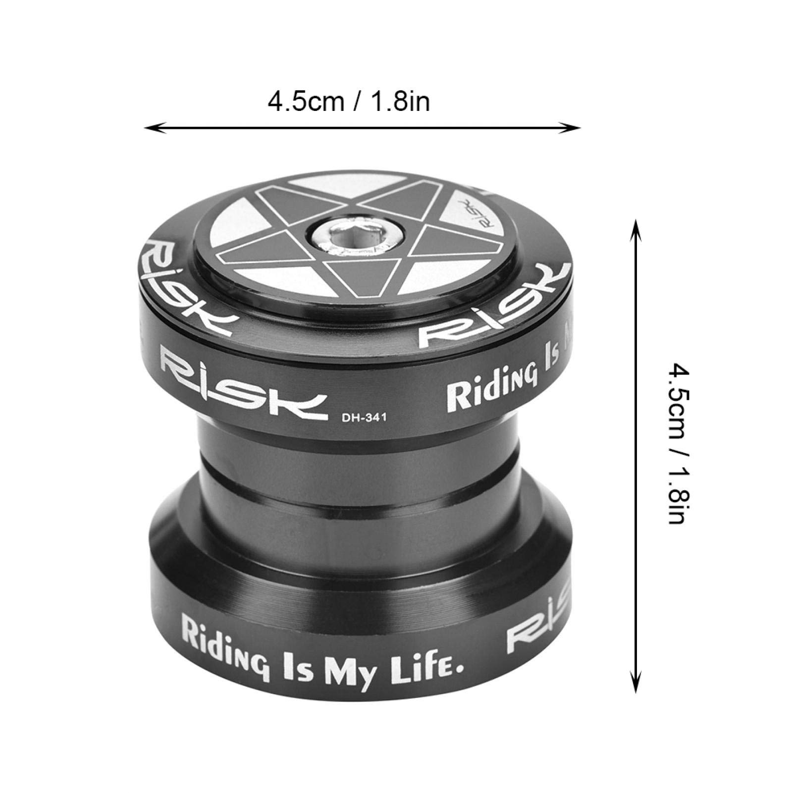 Kuuleyn Serie Sterzo Bici 34 mm per forcella 28,6 mm nera