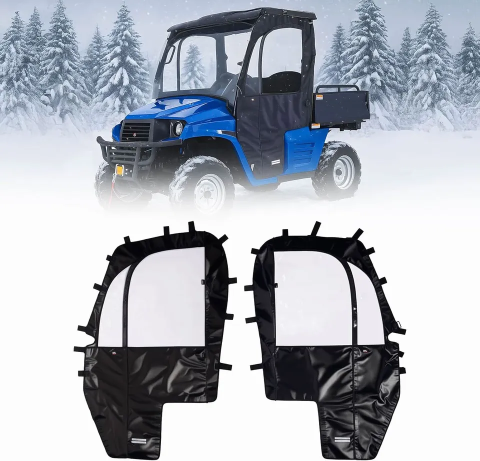 KEMIMOTO Hisun 400 porte morbide cabina complete antivento