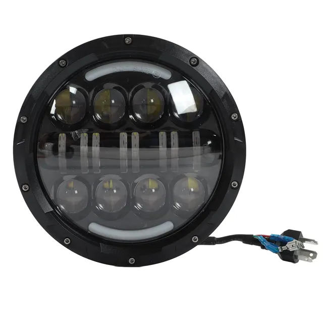 Hapivida Faro Moto LED 7 Pollici 6000K 3000LM Bianco