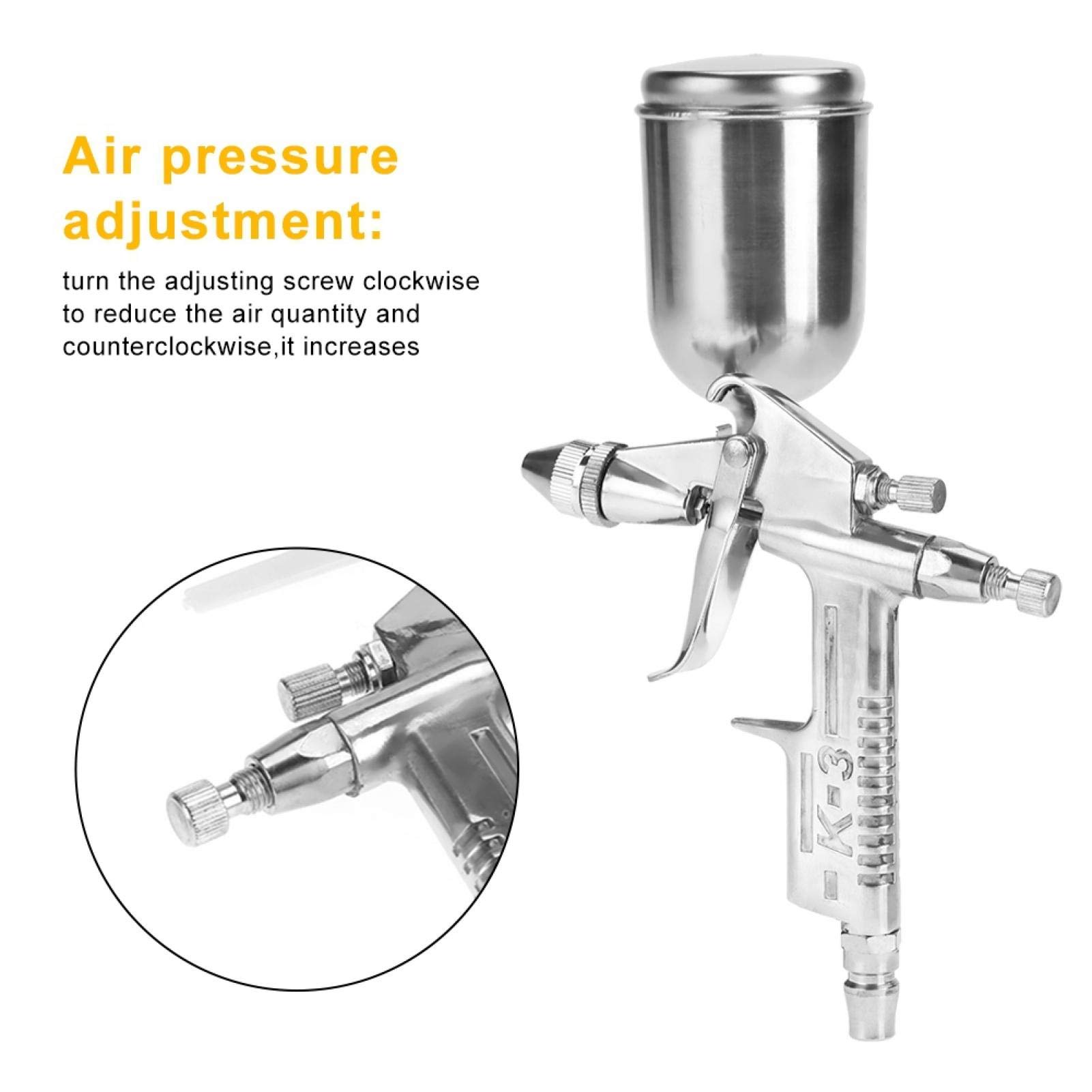 Kuuleyn 0,5 mm pistola a spruzzo pneumatica 150 ml acciaio