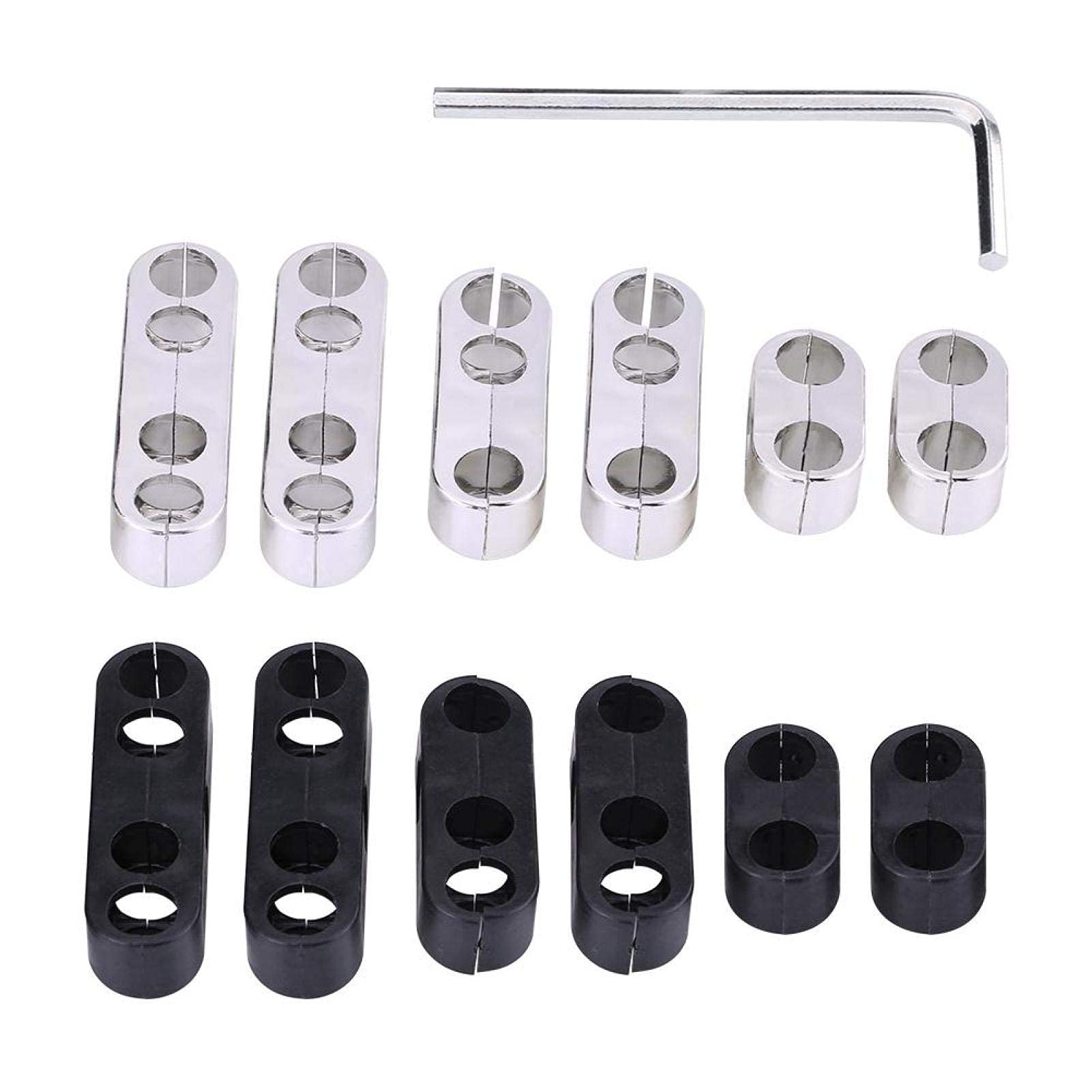 Kuuleyn Separatori Fili Candele 7 mm 8 mm Plastica Nero