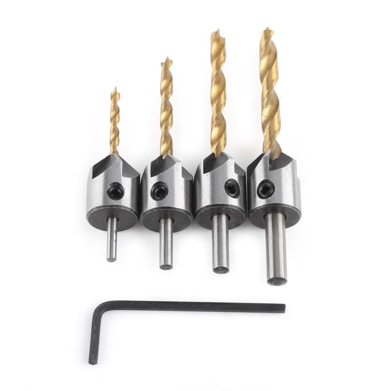 Kuuleyn svasatore punta legno 5 mm con chiave acciaio carbonio