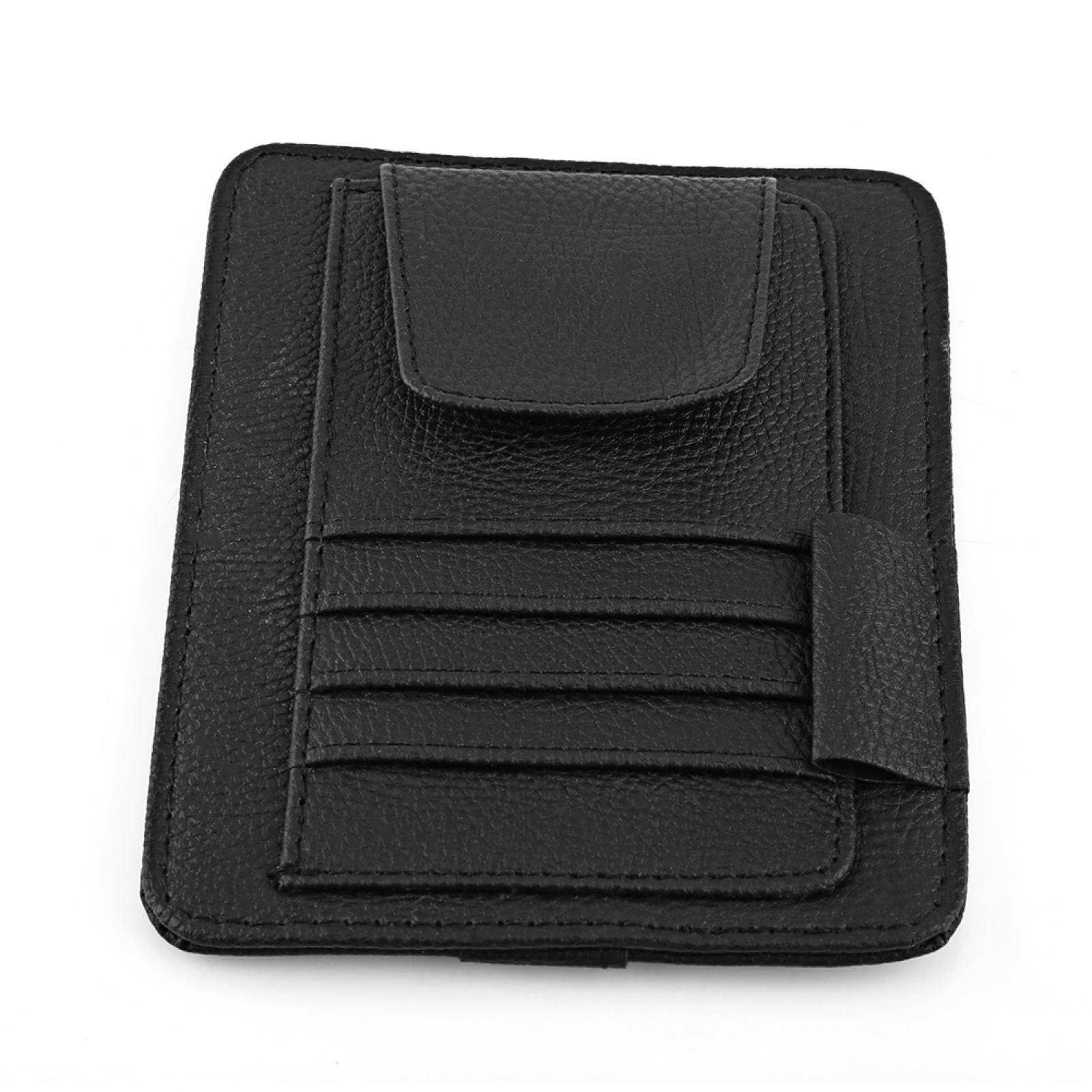Kuuleyn organizer visiera auto pelle nero
