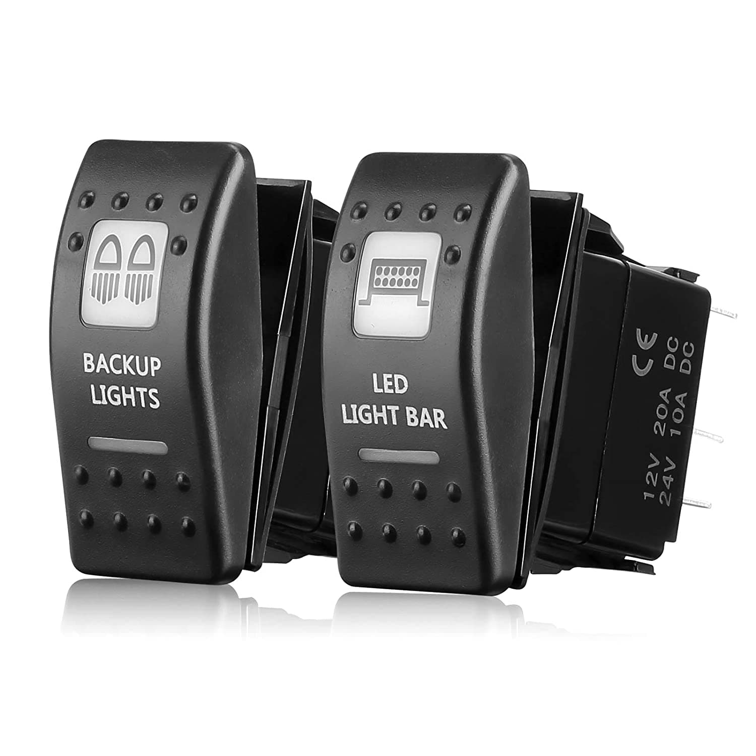 Kemimoto 5Pin interruttore a bilanciere on-off 20A