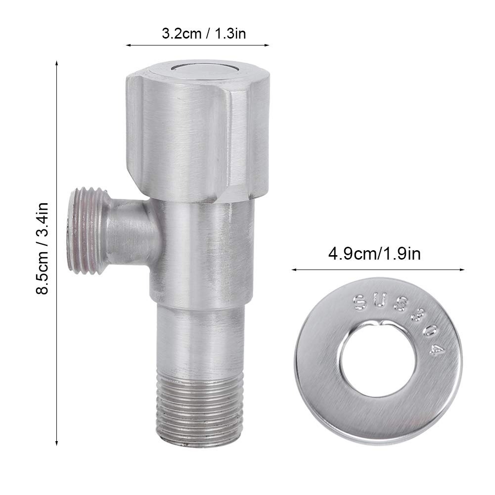 Kuuleyn valvola angolo G1/2 inox acqua calda fredda