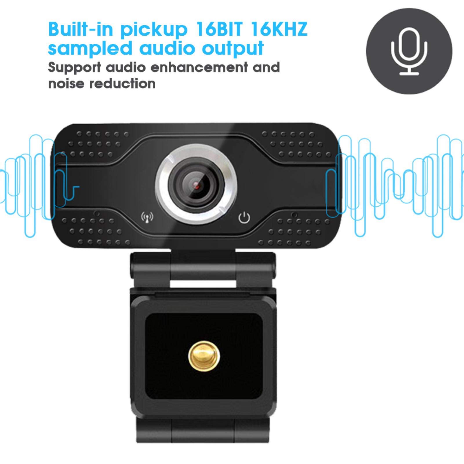 Kuuleyn Webcam 1080p con microfono cancellazione rumore