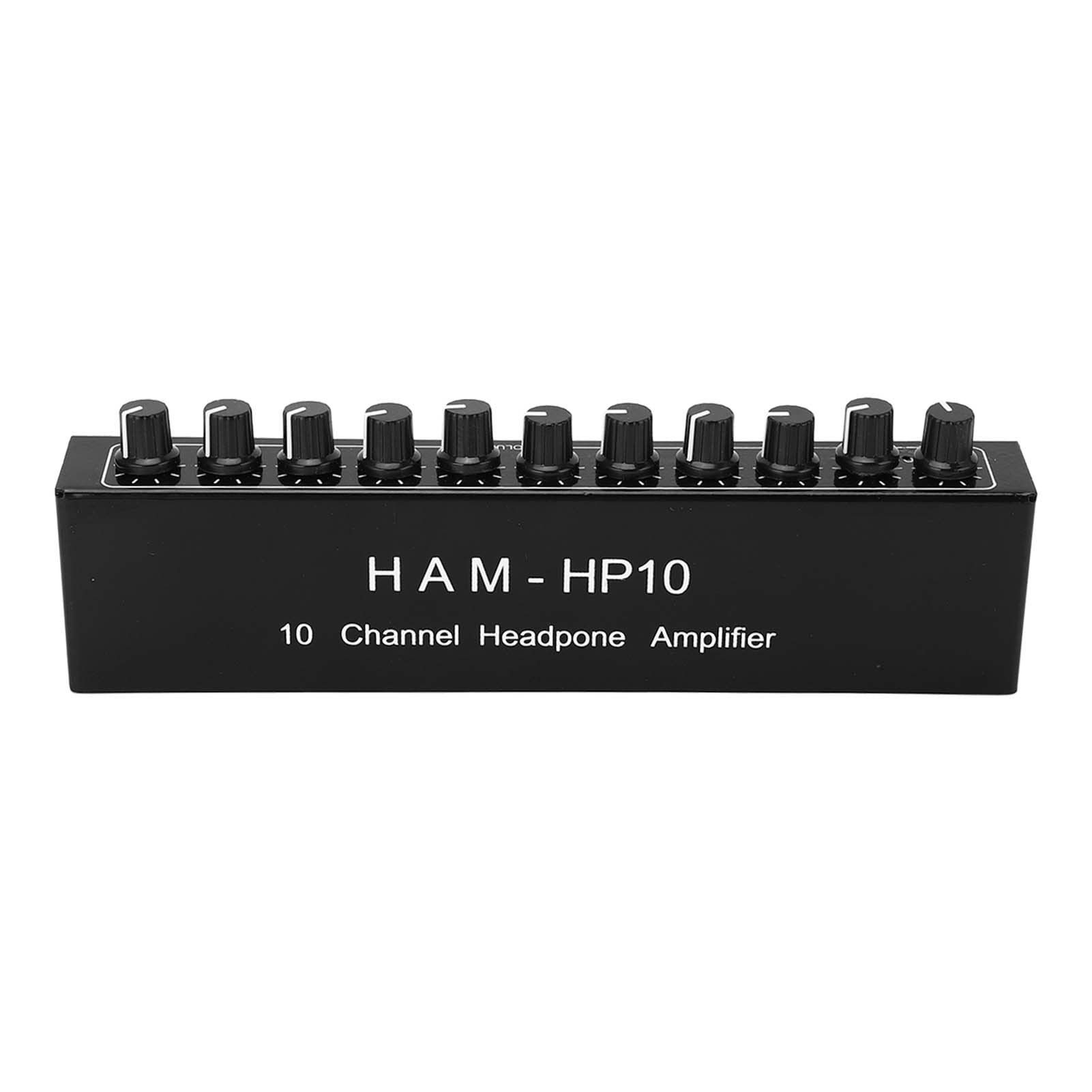AOWINHIT Amplificatore Cuffie 10 Canali 3,5 mm lega alluminio