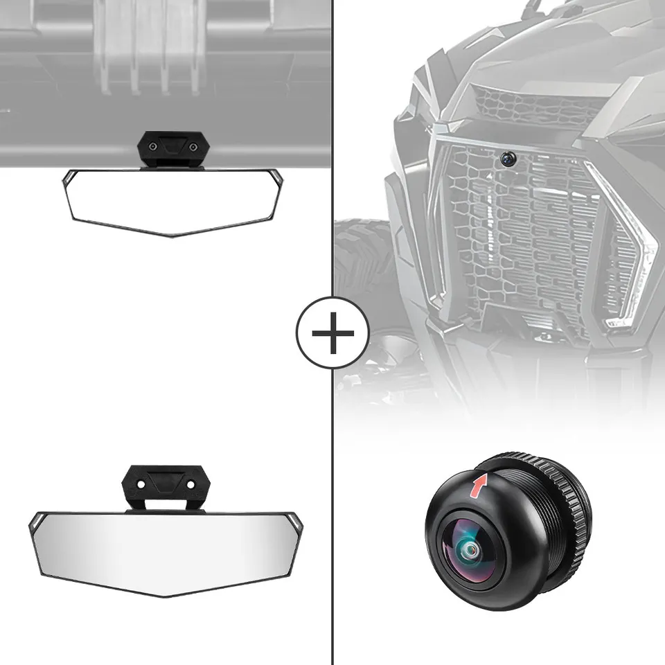Kemimoto RZR PRO specchietto centrale con telecamera