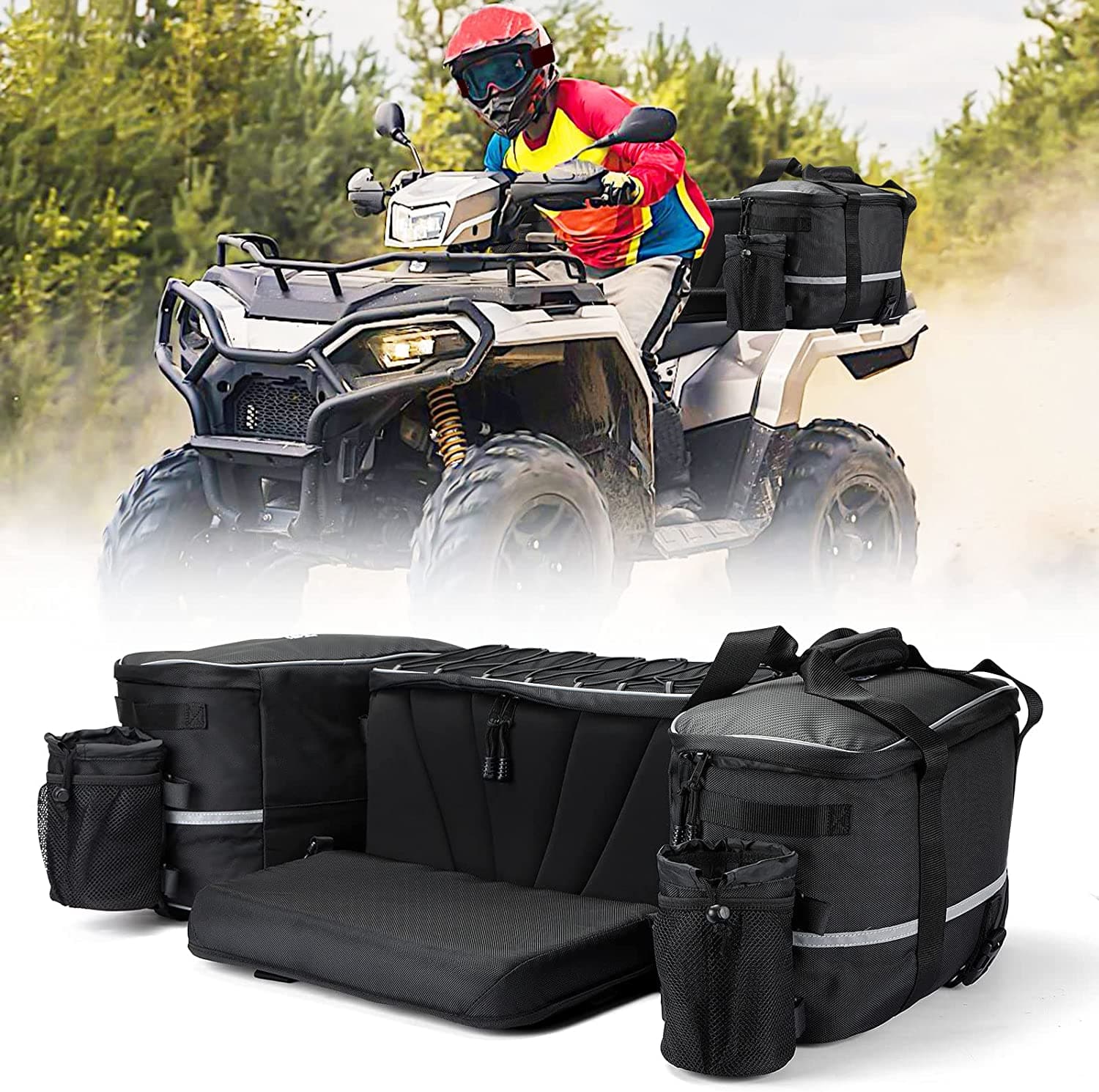 Kemimoto ATV borsa posteriore termica 59L impermeabile