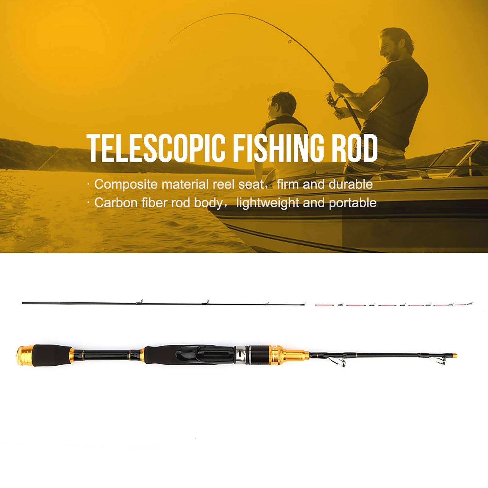 Kuuleyn Canna Pesca Telescopica Carbonio Spinning Mare