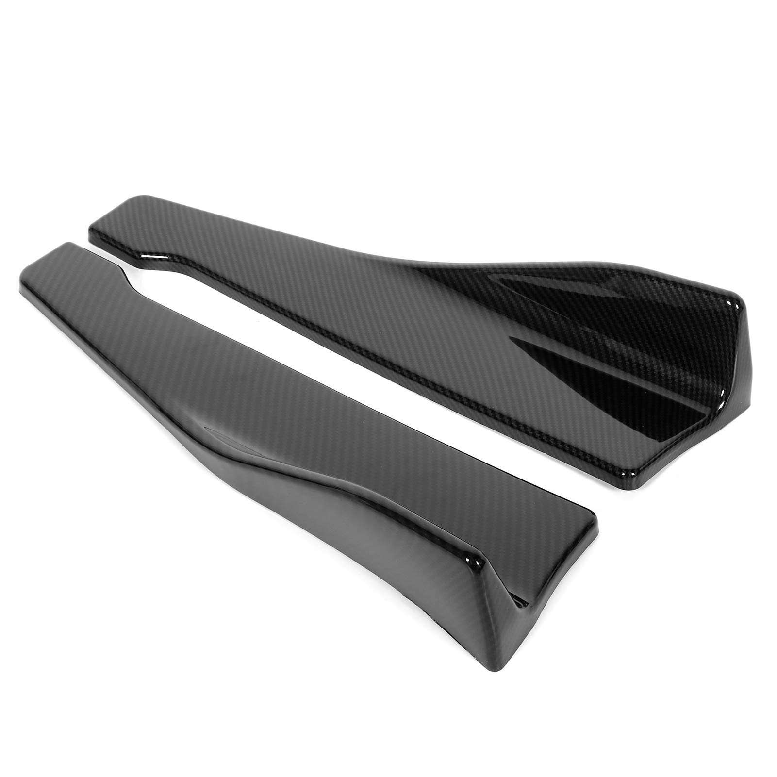 Kuuleyn Splitter Minigonne Auto ABS Carbon Look 2 Pezzi