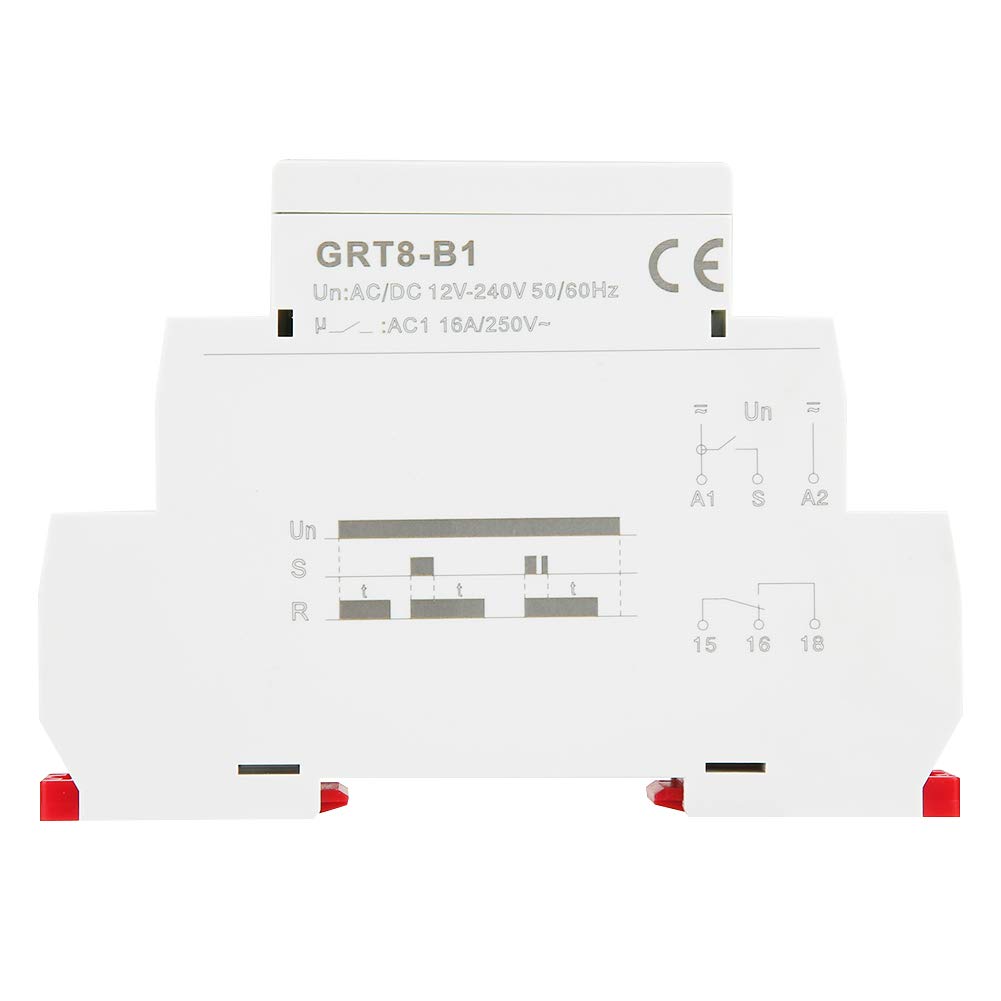 Kuuleyn GRT8-B1 Relè a Tempo Ritardato DIN 12-240V