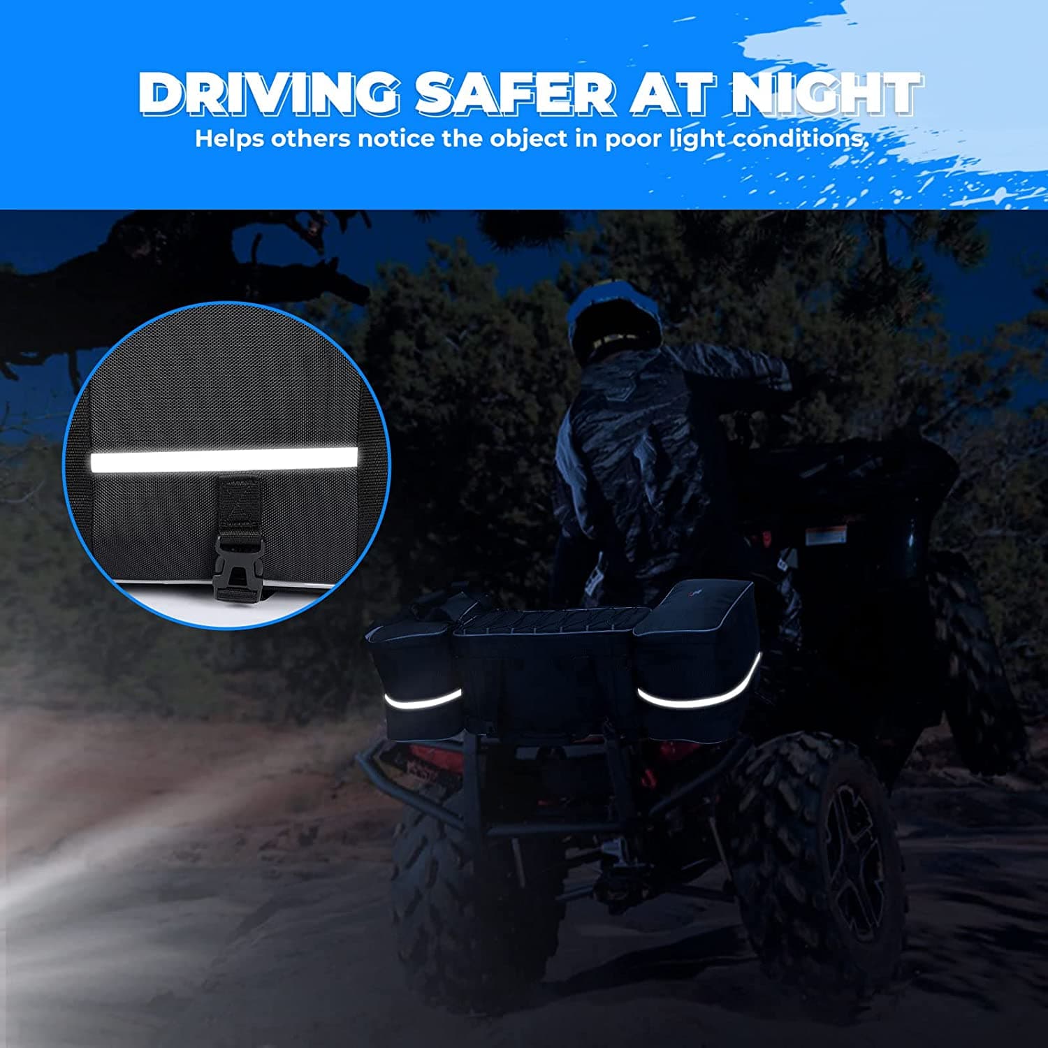 Kemimoto ATV borsa posteriore termica 59L impermeabile