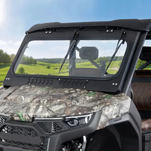 KEMIMOTO UForce U10 Parabrezza Vetro con Tergicristalli