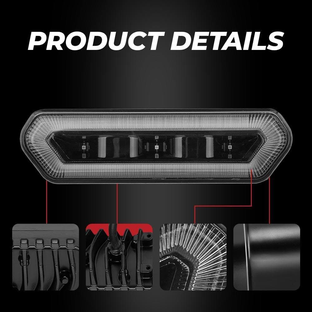KEMIMOTO Chase luce posteriore roll-bar UTV 1 pezzo LED