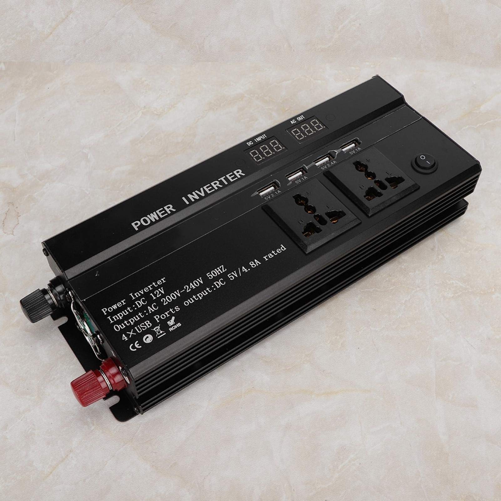 Kuuleyn Inverter Auto 4000W 12V-220V con USB e LCD