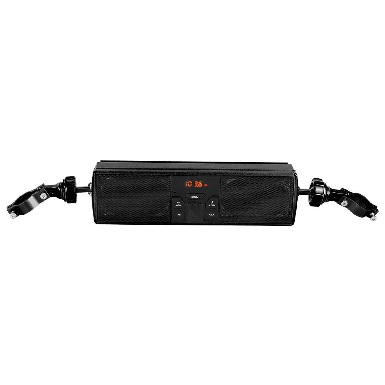 Kuuleyn stereo moto manubrio MP3 USB impermeabile nero