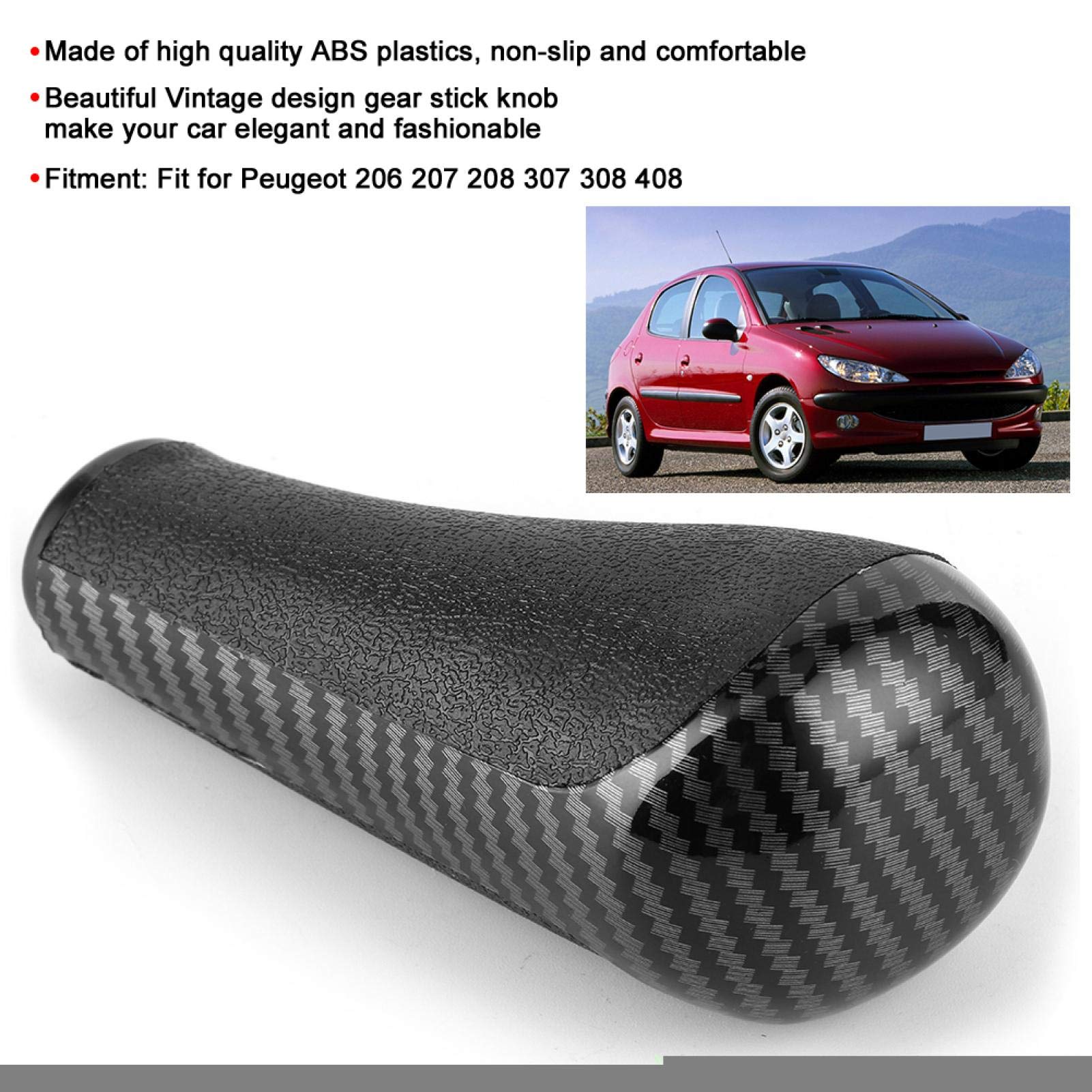 Kuuleyn pomello cambio auto fibra carbonio ABS 1 pz