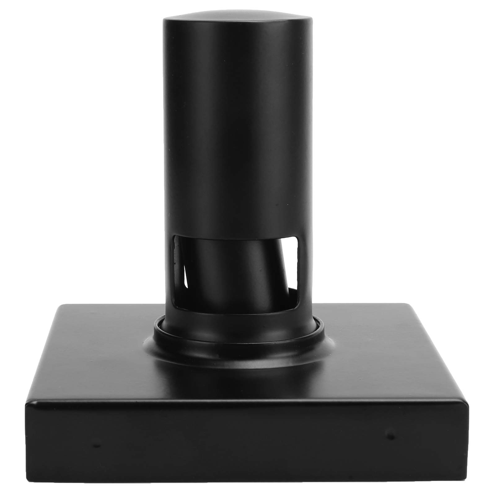 Kuuleyn piletta doccia 10x10 cm nera acciaio inox