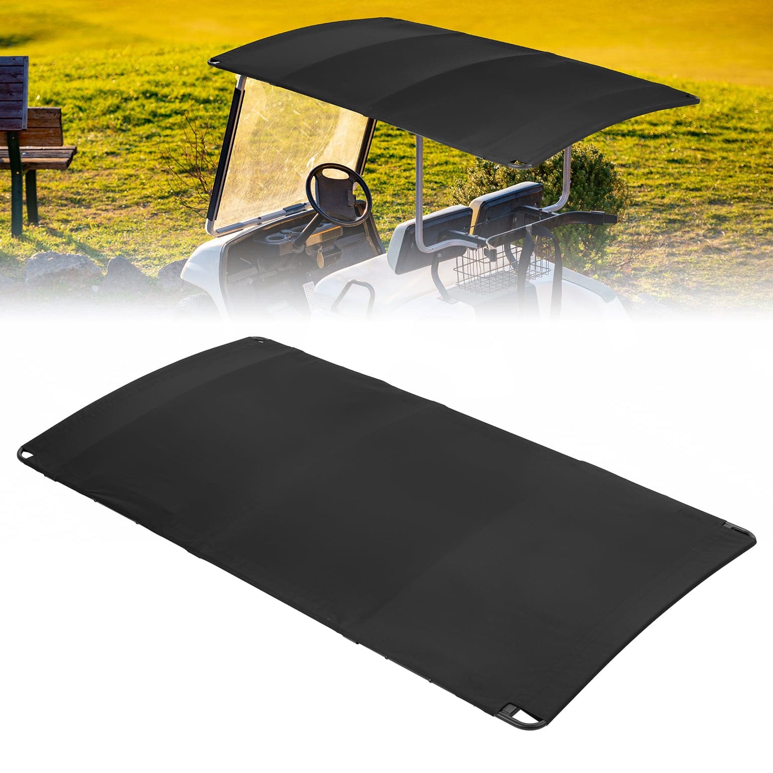 Kemimoto Tetto Parasole Golf Cart EZGO RXV 85" impermeabile