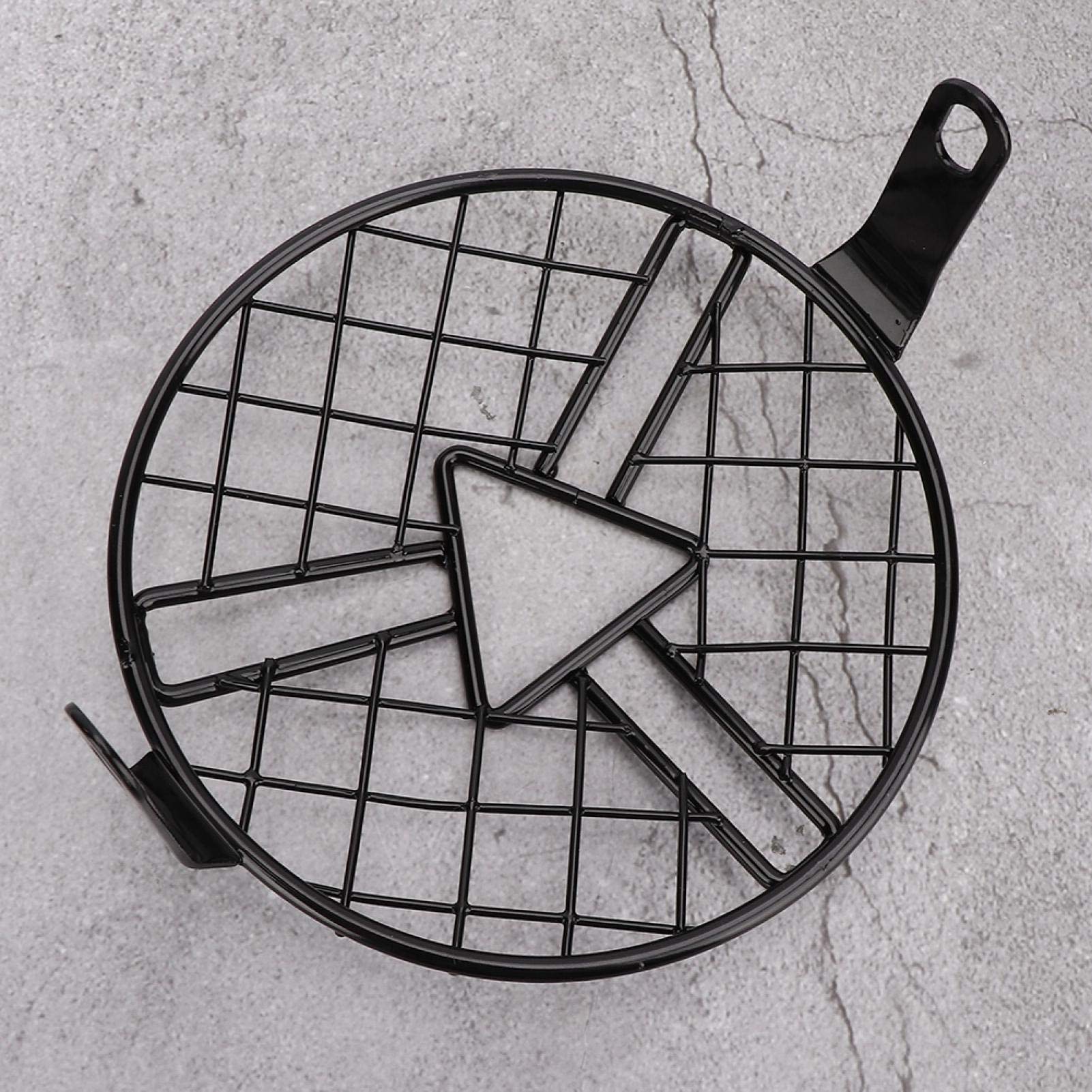 Kuuleyn Griglia Faro Moto 5,75 Pollici per CG125 GN125 Nera