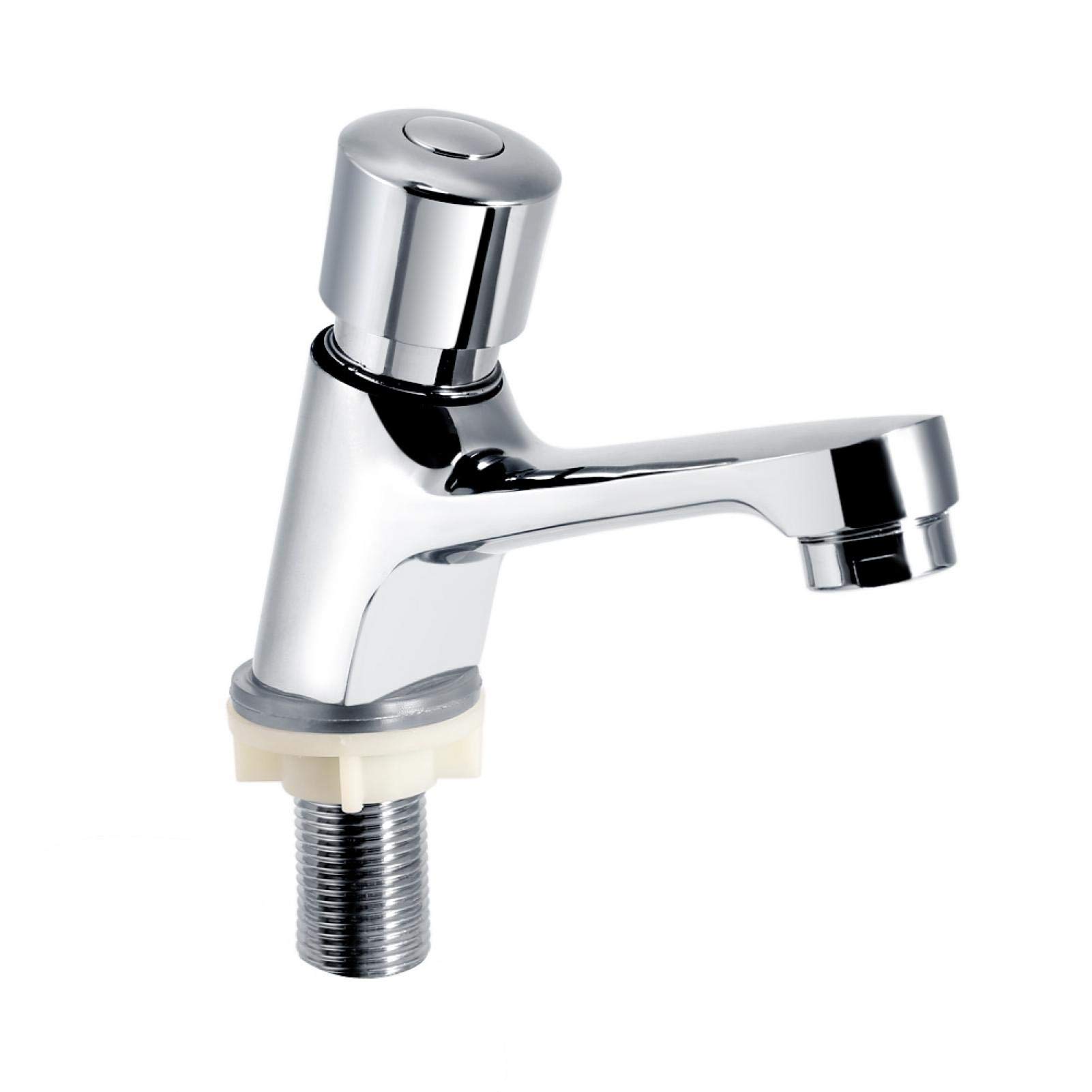 Kuuleyn rubinetto lavabo temporizzato ottone cromato