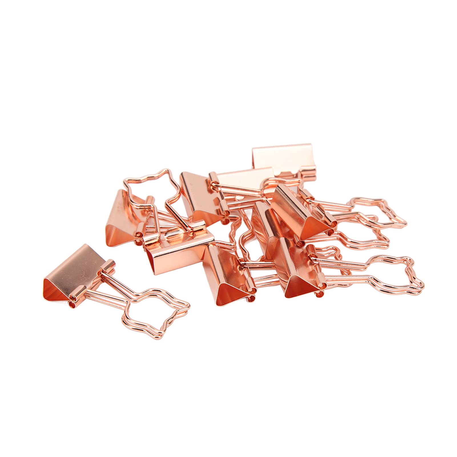 AOWINHIT Clip Raccoglitori Orsetto Ferro 20 Pezzi con Scatola