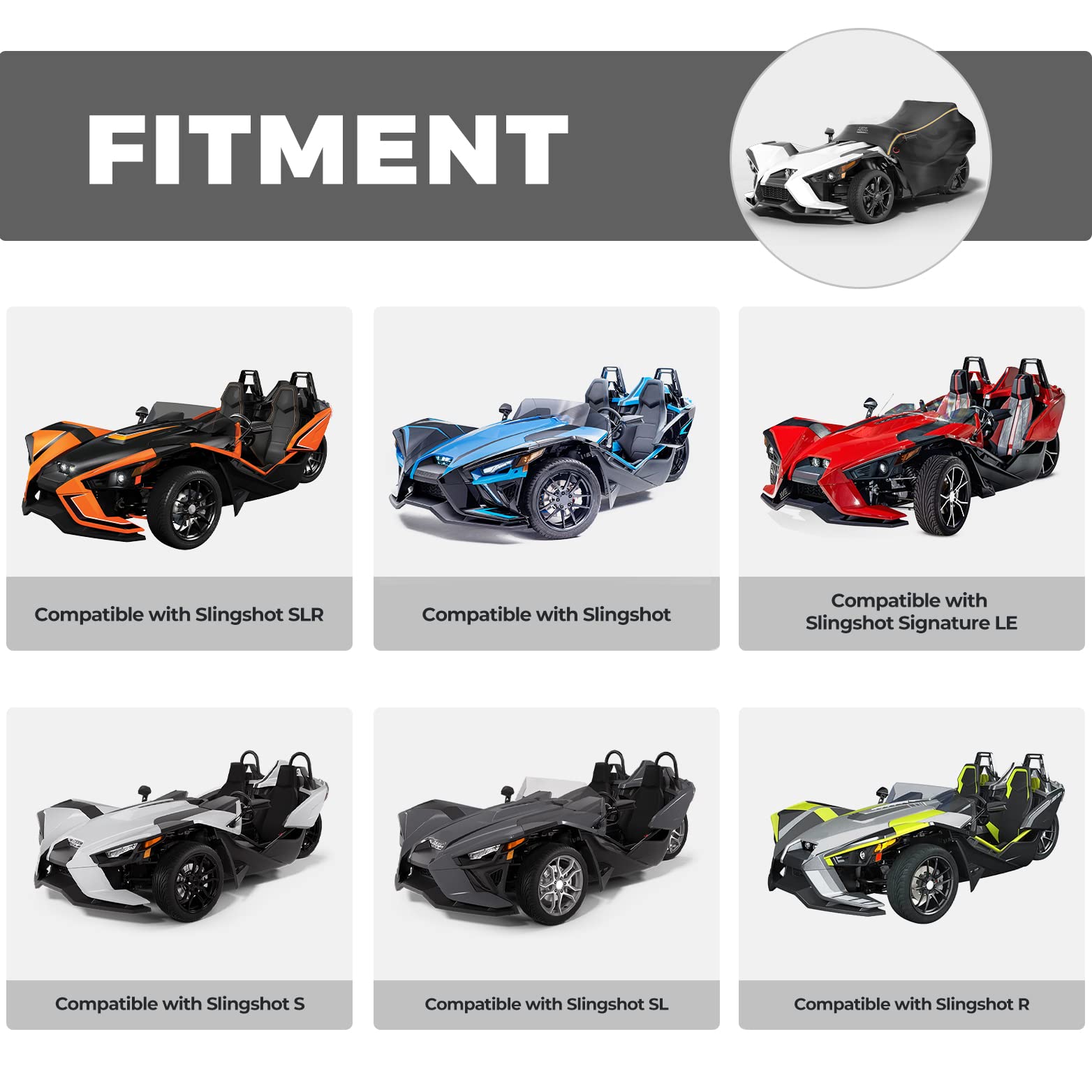 KEMIMOTO Telo Copriabitacolo Slingshot S R SL Impermeabile