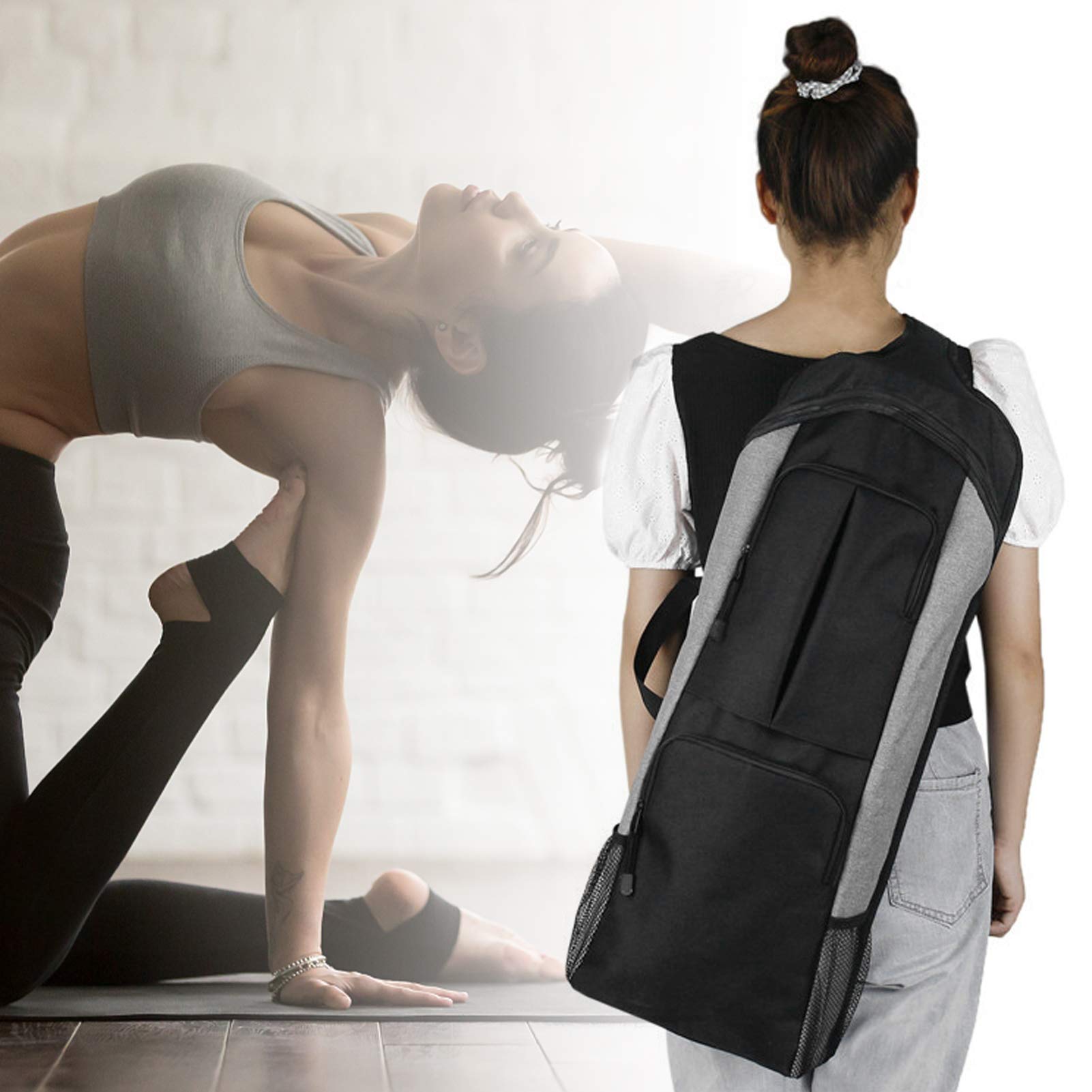 Kuuleyn Borsa Tappetino Yoga Zaino Palestra 20-35 L