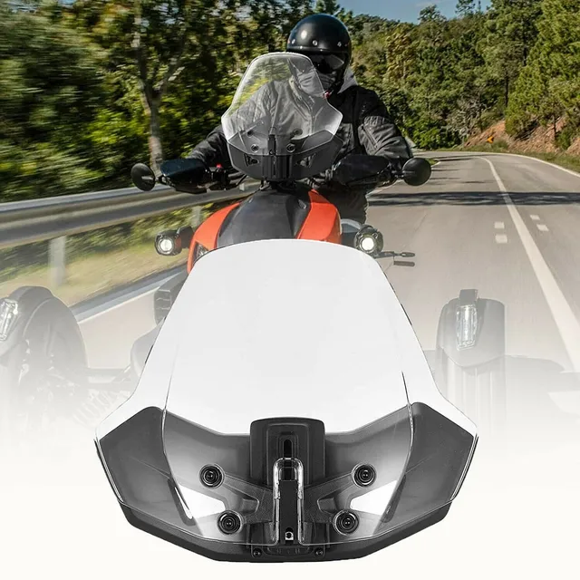 KEMIMOTO Ryker parabrezza sport Large regolabile ant graffio