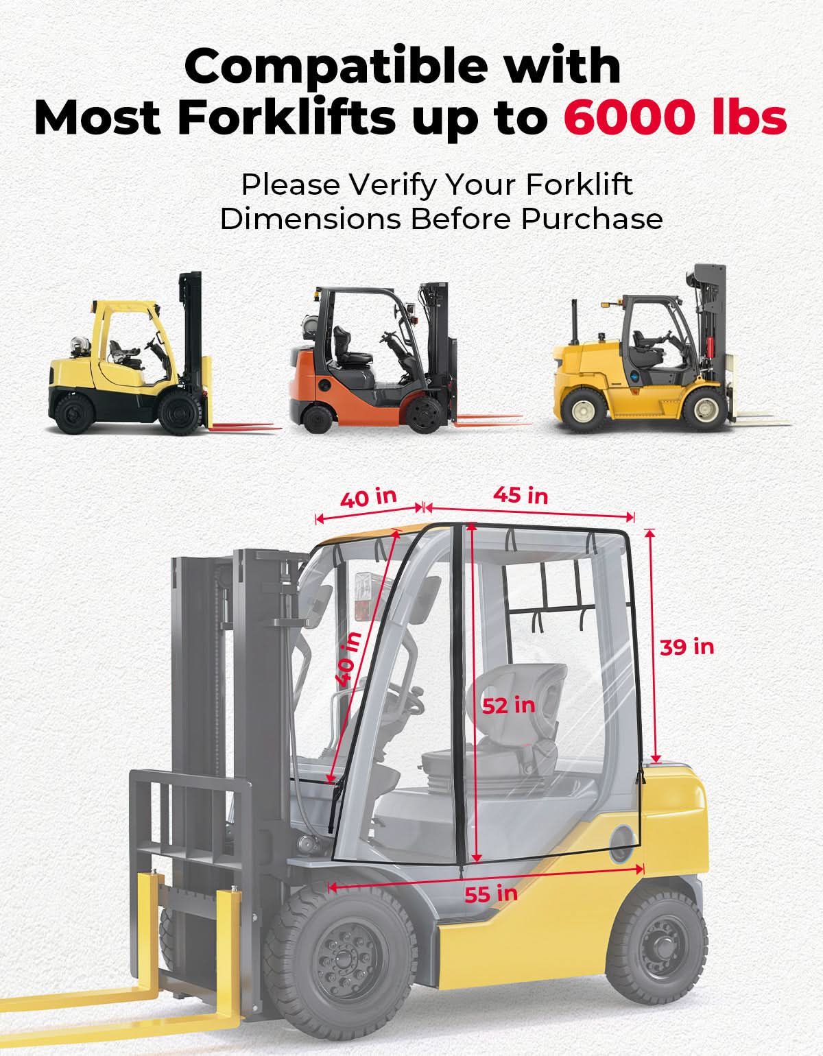 KEMIMOTO telo coprimuletto impermeabile 6000 lb con lunotto