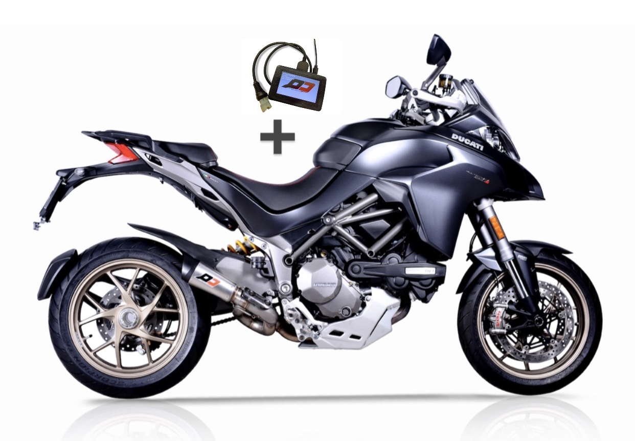 QD Exhaust Multistrada 1260 impianto semi-completo + ECU