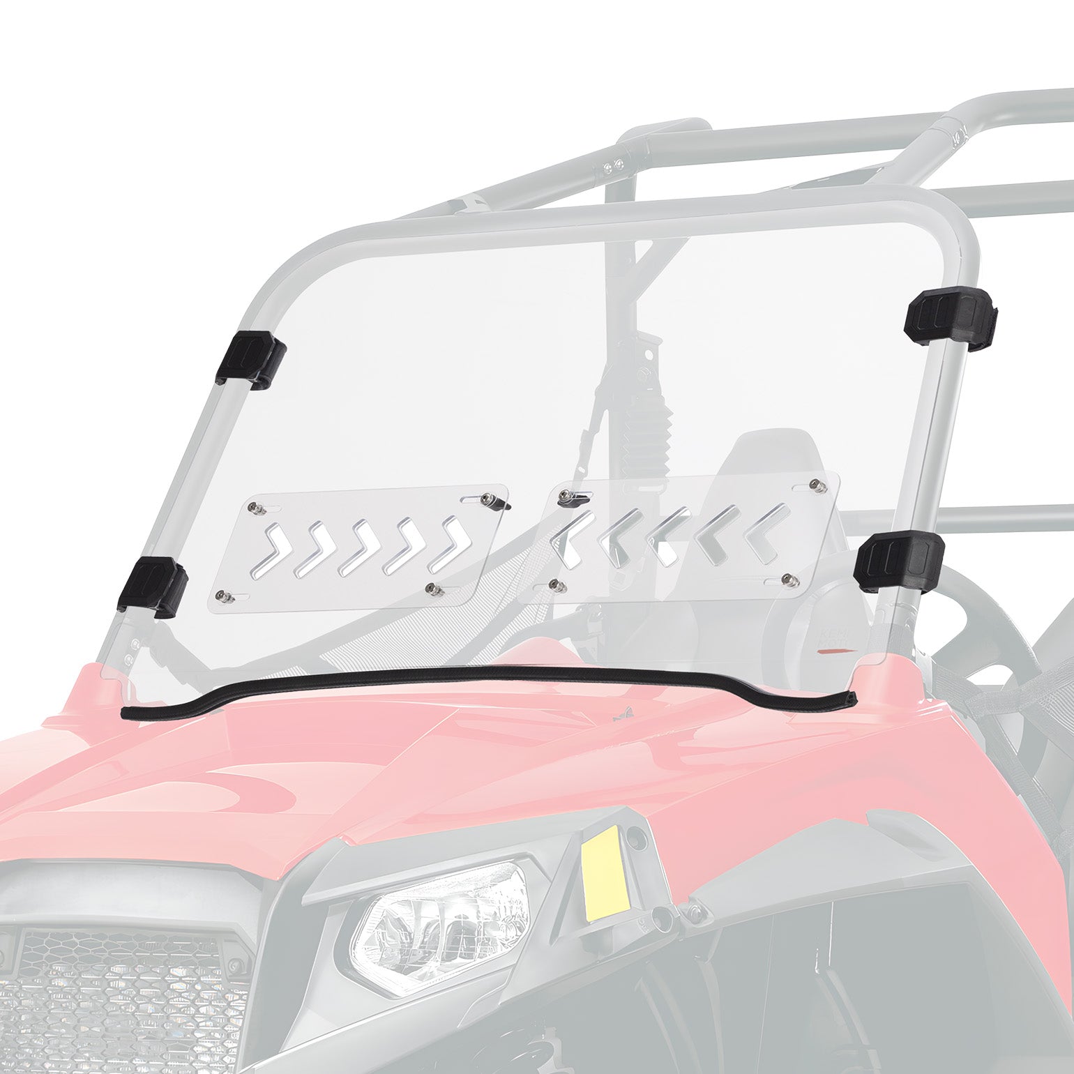 KEMIMOTO RZR 800 900 parabrezza ventilato 5 mm