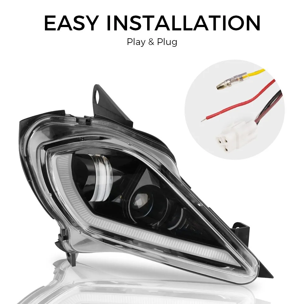 Kemimoto Fari LED Yamaha YFZ 450 Raptor 700 IP67
