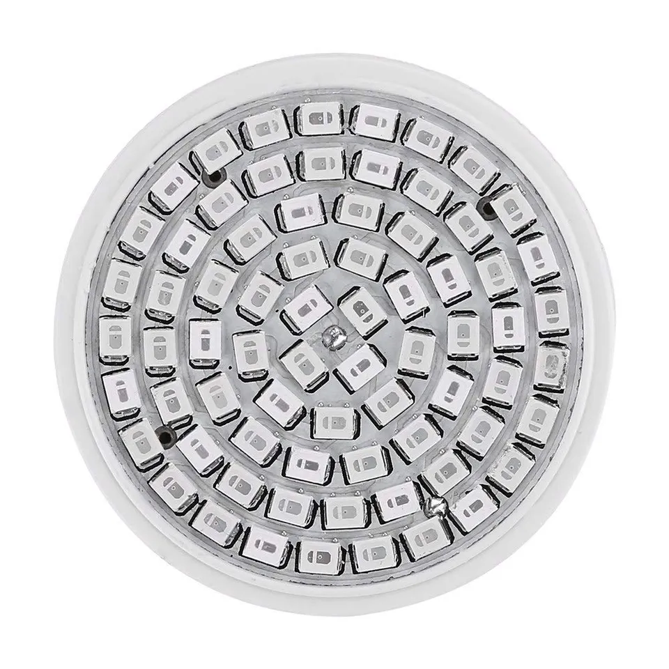 Kuuleyn Lampada LED Grow E27 36W 72 LED Spettro Completo
