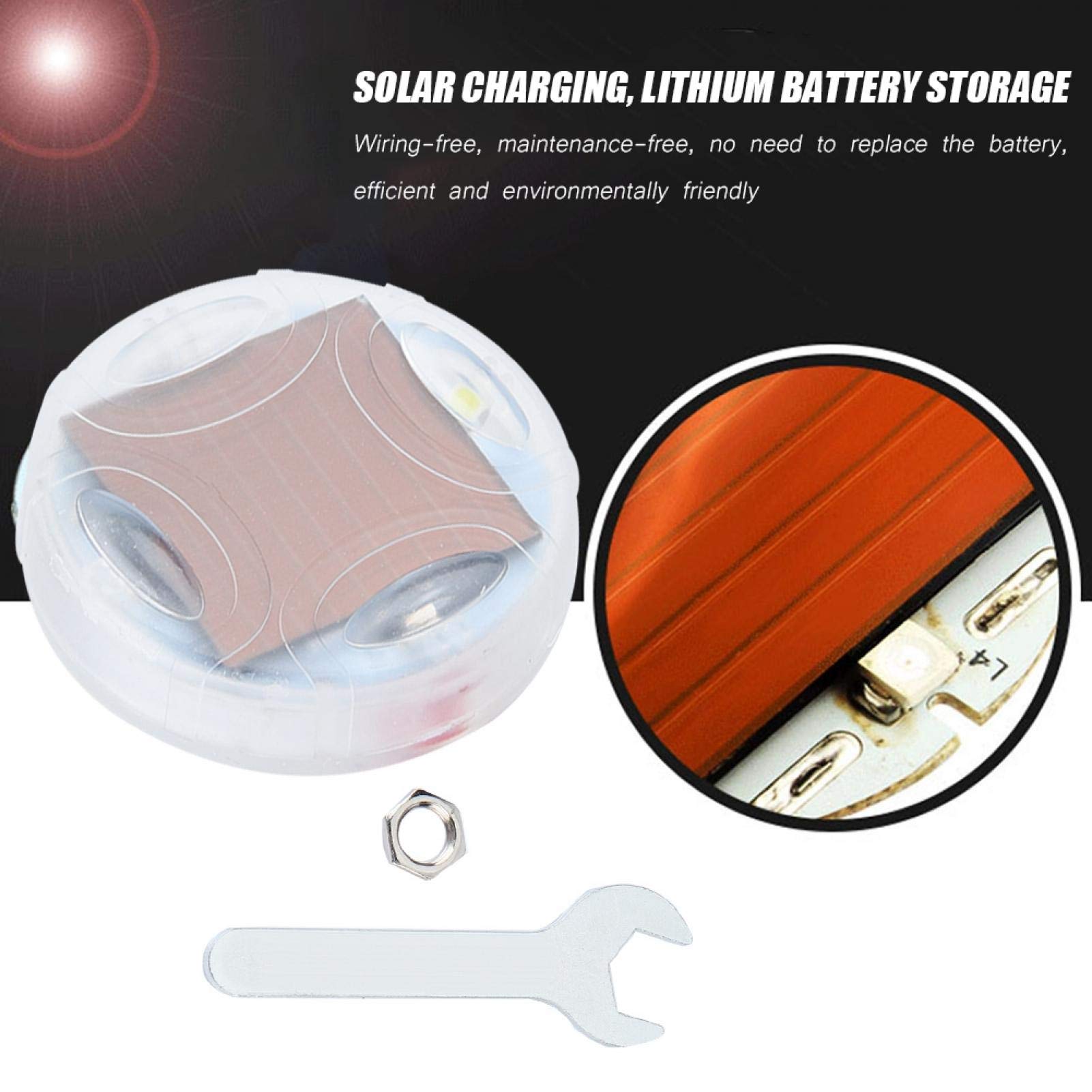 Kuuleyn tappi valvola LED solari ruota auto moto bici 4 pezzi