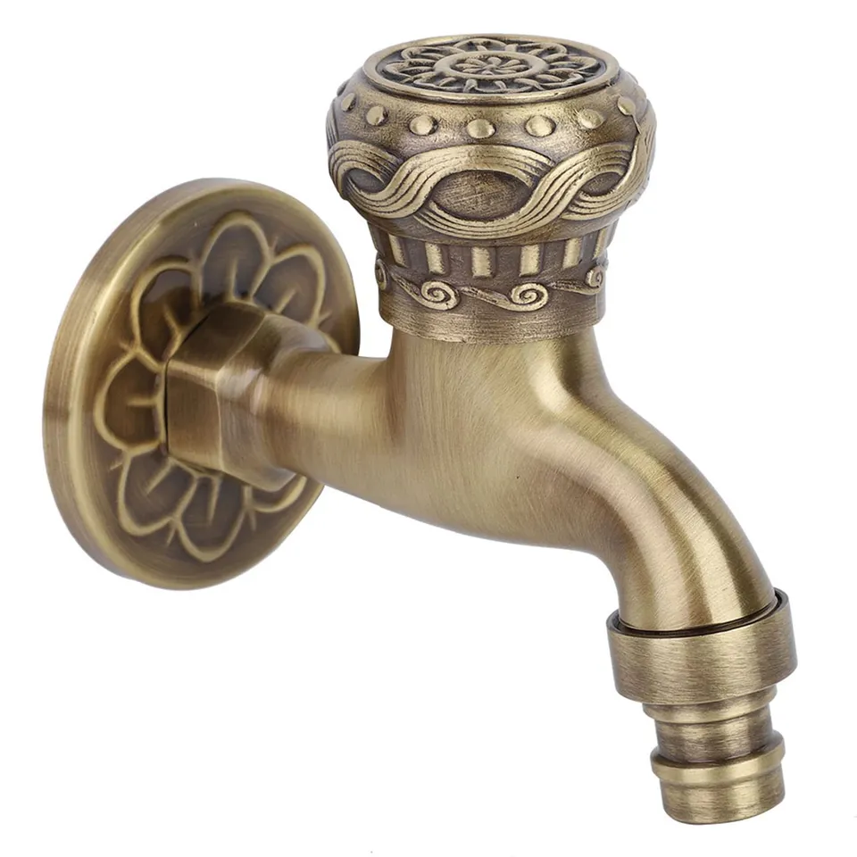 Hapivida rubinetto ottone anticato G1/2 acqua fredda vintage