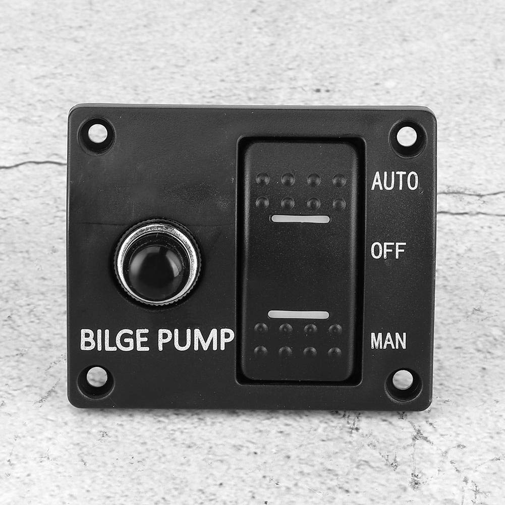 Kuuleyn Interruttore Pompa Sentina 3 Vie 12V 24V LED