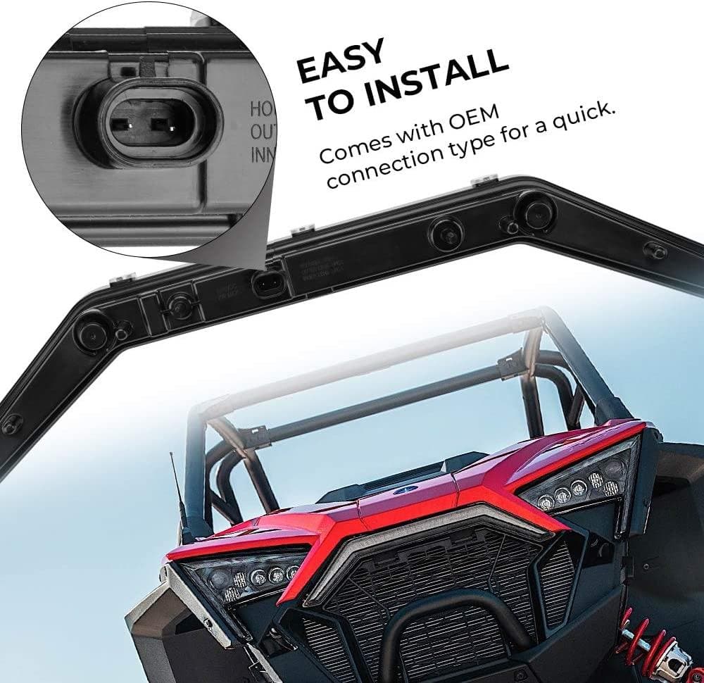 KEMIMOTO RZR PRO XP luce anteriore LED 12V IP67